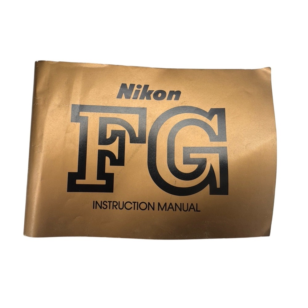 NIKON FG  INSTRUCTION User Manual‎